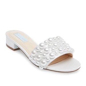 Betsey Johnson - Dara Sandals - White Pearl - Discontinued